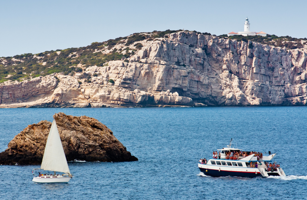 Ibiza cliff face