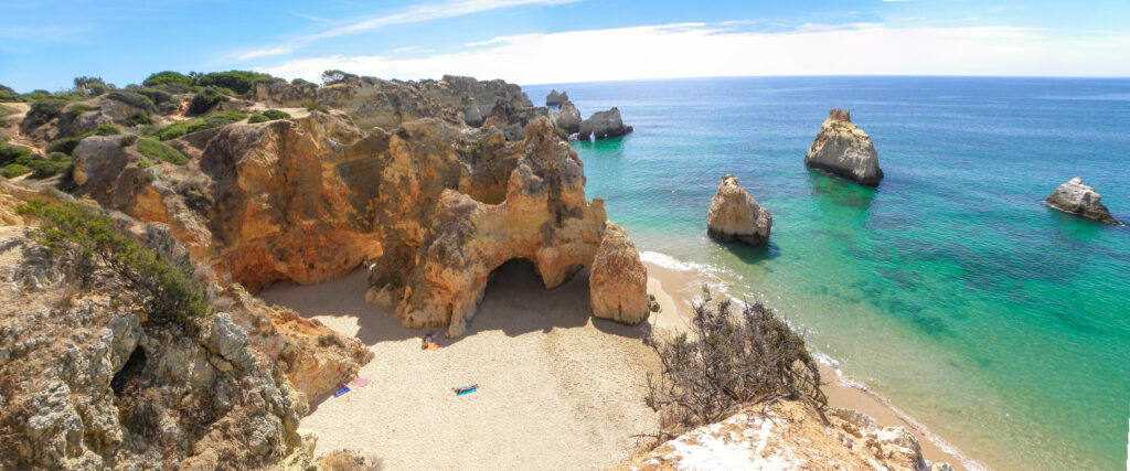 stunning Ptainha Beach in Portimao