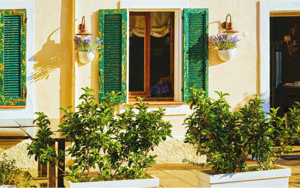 colourful building in Olbia