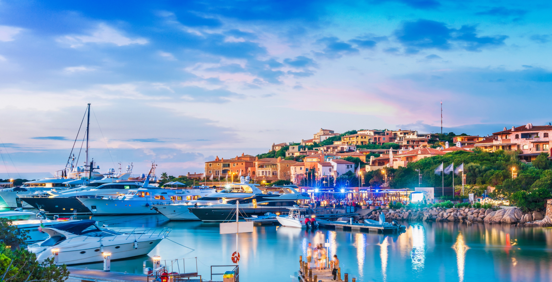 porto cervo by night