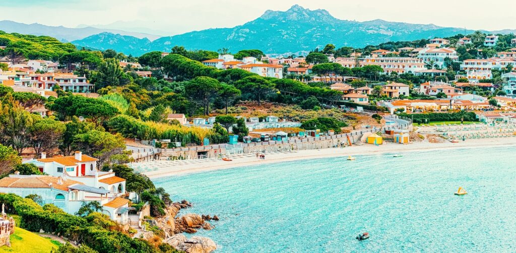 the bay of Baja Sardinia